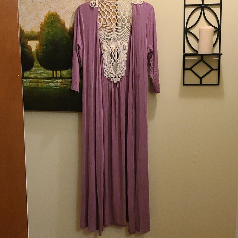 Indigo Thread Co Fuchsia Duster - Picture 1 of 3